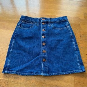 Madewell Jeans skirt size 26
